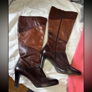 Vintage leather boots